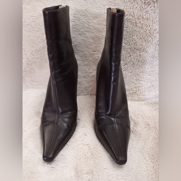 Jimmy Choo Agathe Buttery Soft Supple Italian Leather Quiet Luxury Ankle Boot - Picture 3 of 13